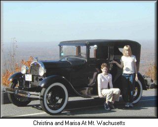 Christina and Marisa on Mt. Wachusetts